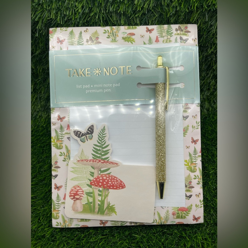 Design Design, Inc. Take Note Notepads and Pen Gift Set, NWT